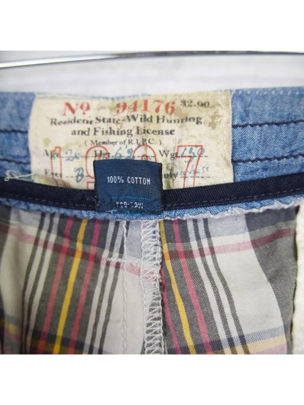 Polo Ralph Lauren Mens Plaid Shorts Size W40 10